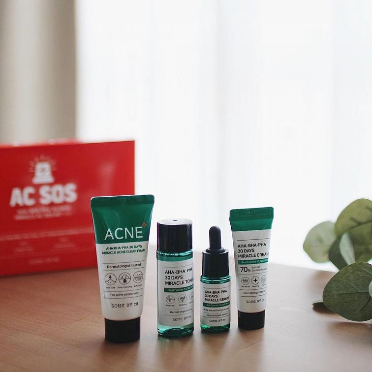 Some By Mi Miracle AC SOS KIT - sada bojující proti akné