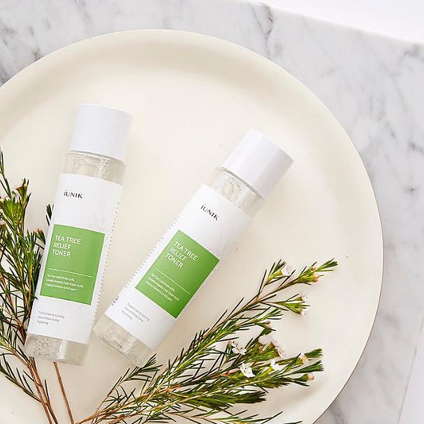IUNIK Tea Tree Relief Toner - zklidňující pleťové tonikum s vodou z Tea Tree