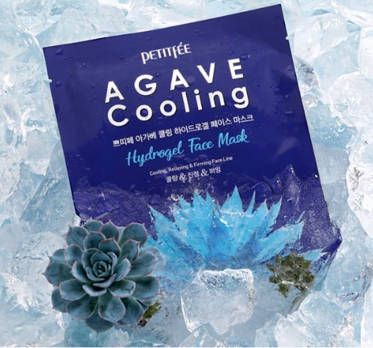 Petitfée Agave Cooling Hydrogel Face Mask - hydrogelová pleťová maska s Agáve