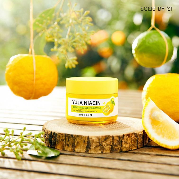 Some By Mi YUJA Niacin Brightening Sleeping mask - rozjasňující noční maska