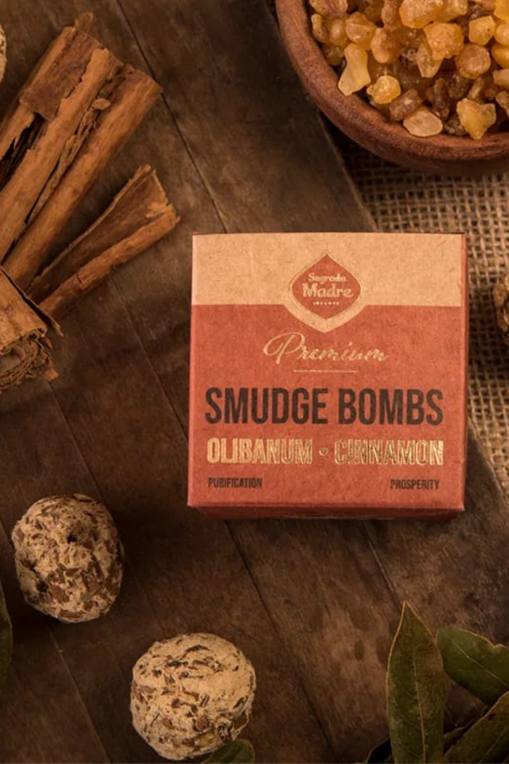 Vydymovacie bomby Sagrada Madre Olibanum & Cinnamon