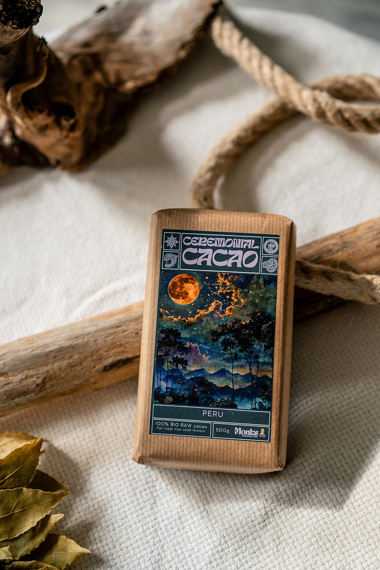 Ceremoniálne kakao RAW Peru 500g