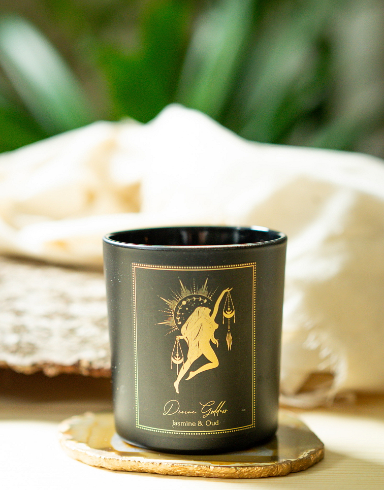 Manifestačná sviečka Bohyňa v skle 120g