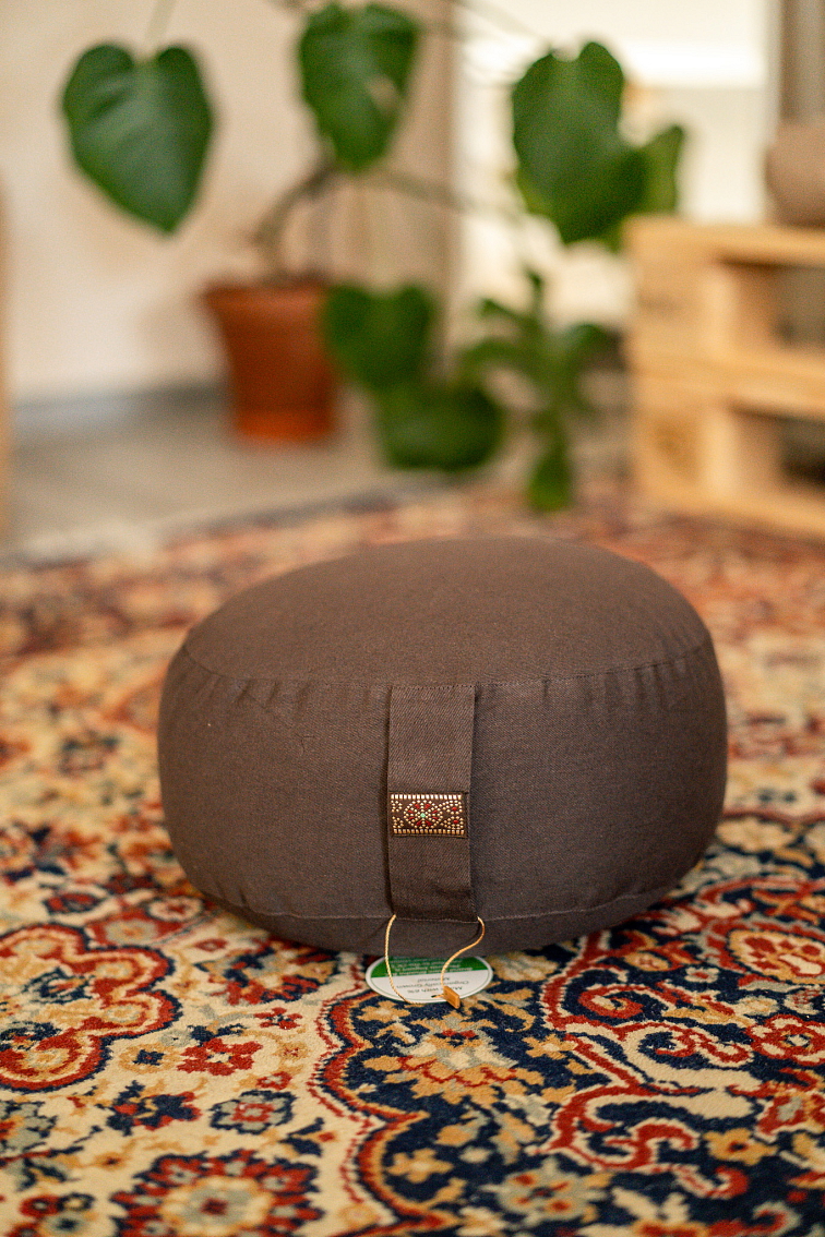 Meditačný vankúš Anthracite Organic