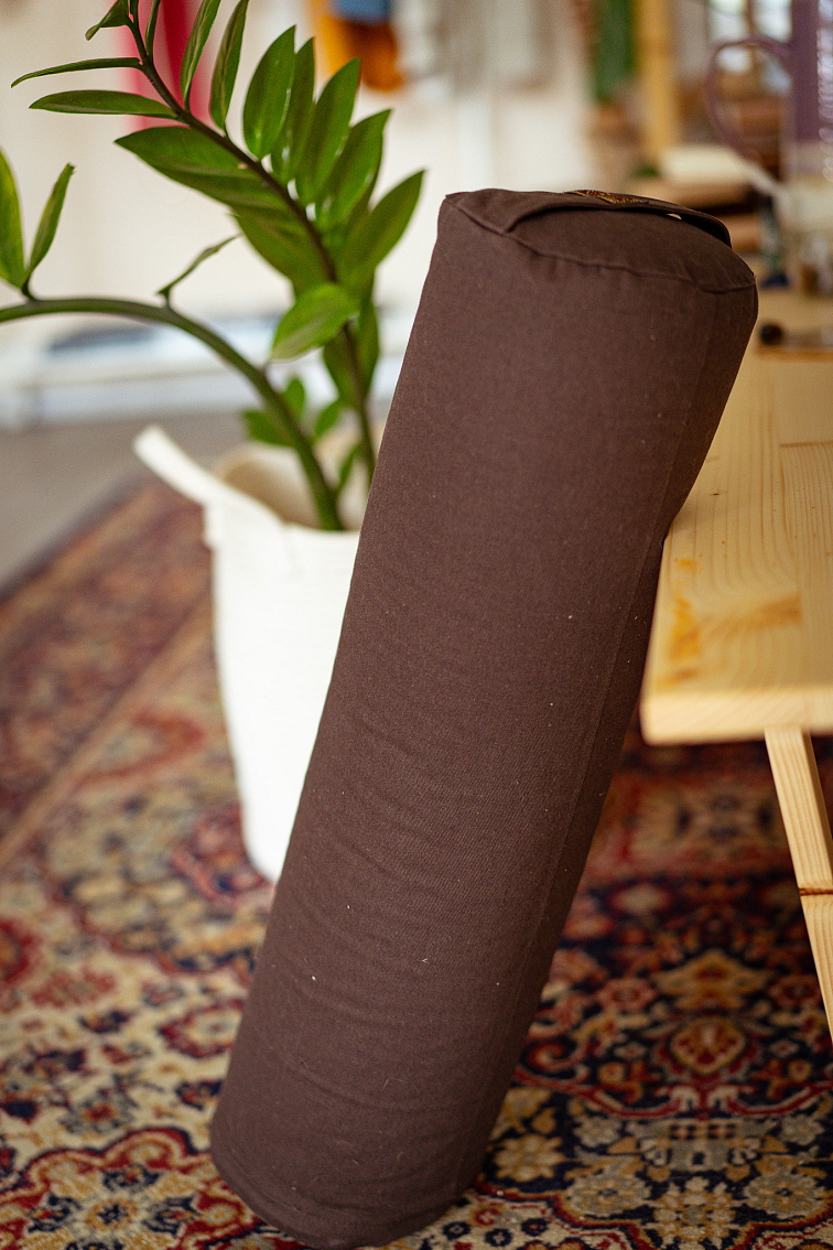 Bolster – okrúhly meditačný valec z bio bavlny