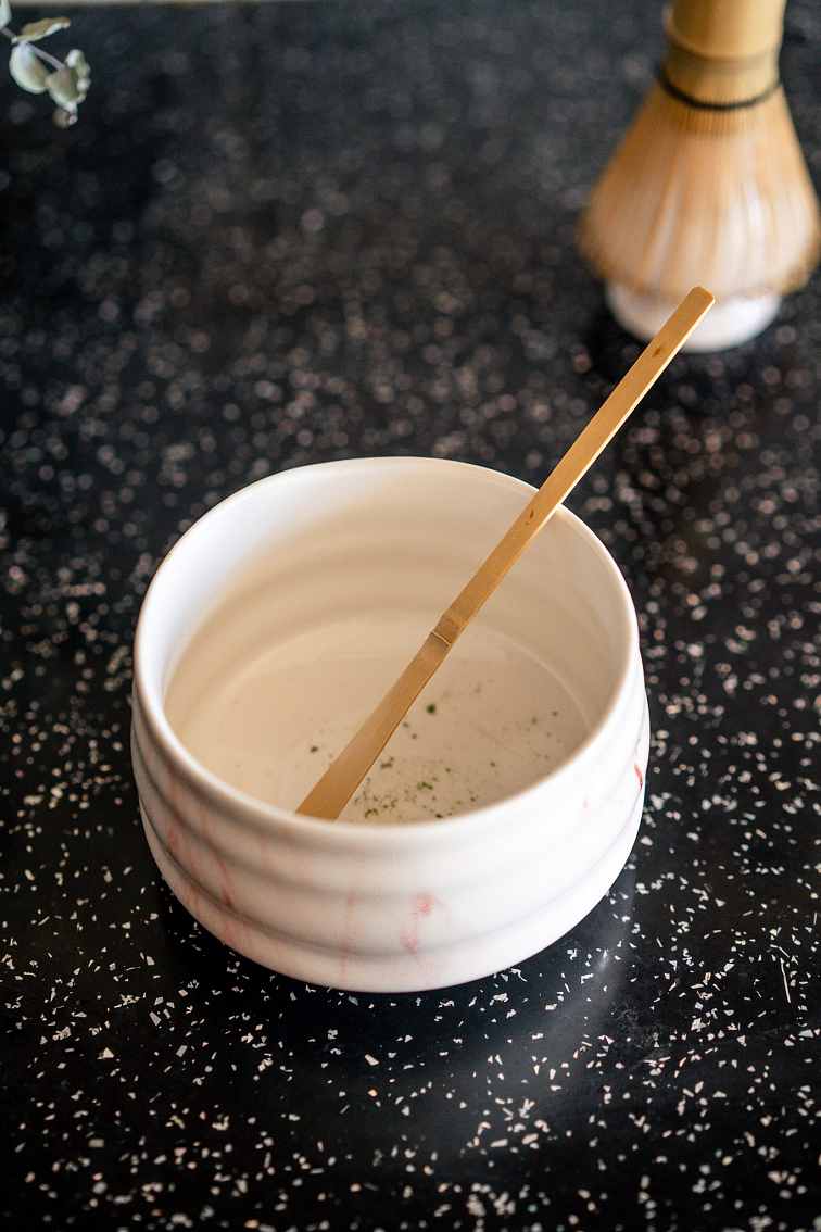 Matcha bambusová lyžička Chasaku