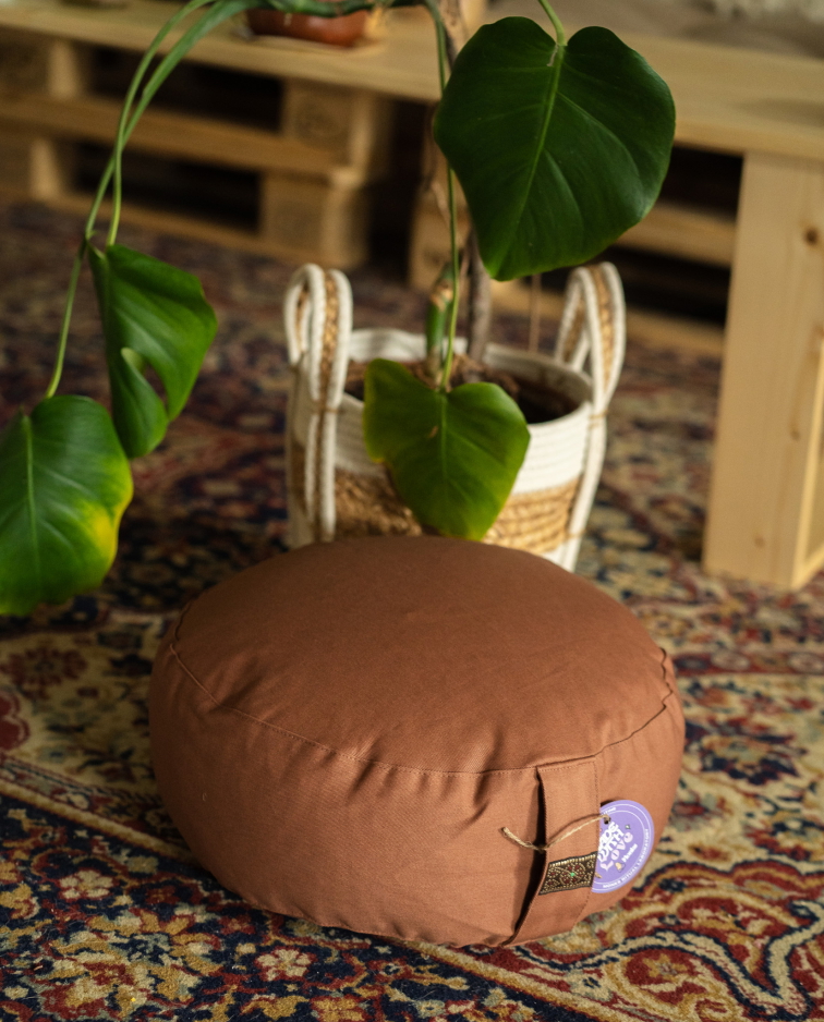 Meditačný vankúš Brown Organic
