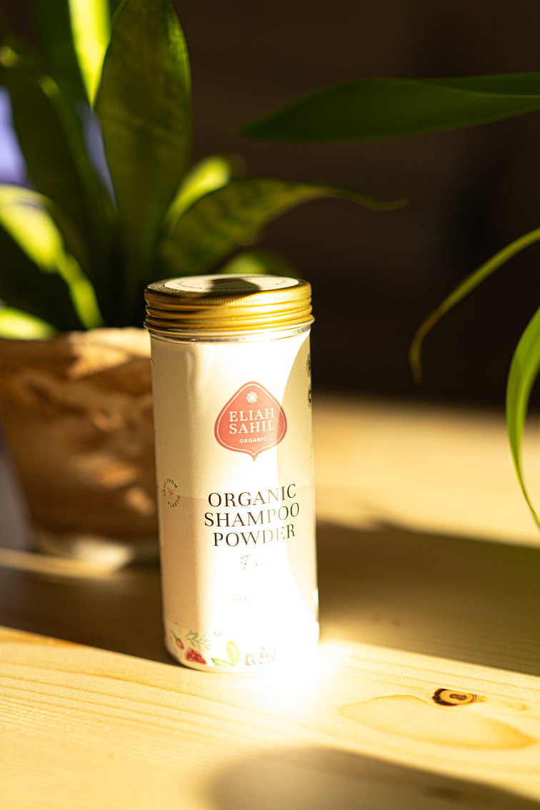 Organic Powder Shampoo Rose Eliah Sahil 100g