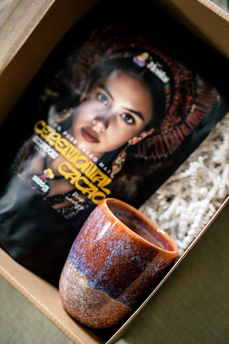 Rituálny set šálka Earth Keeper + ceremoniálne kakao