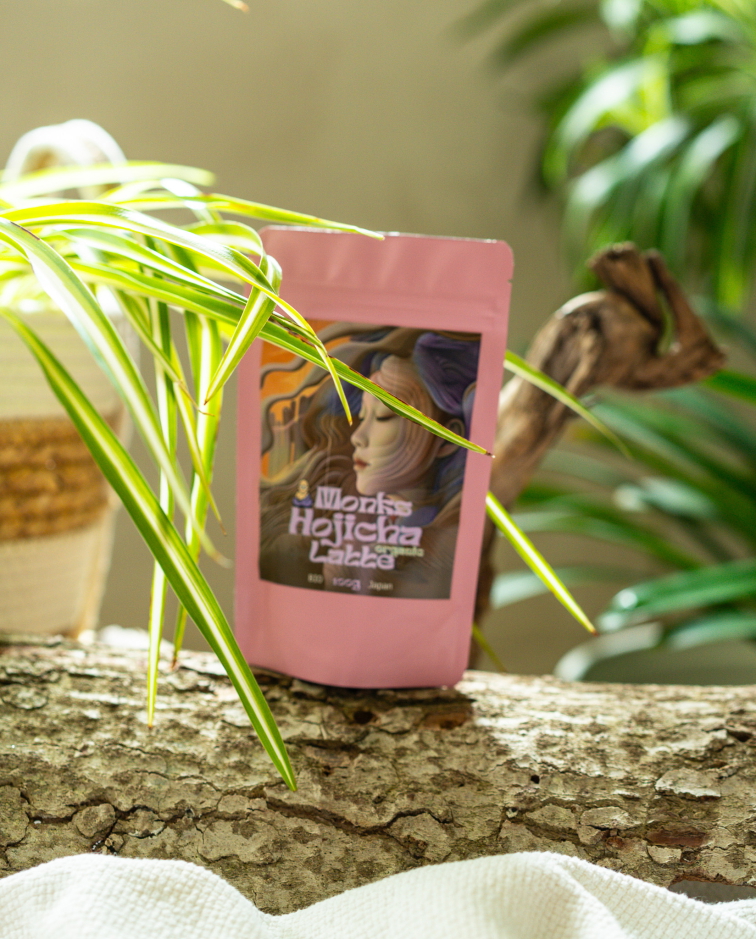 Monks Hojicha Latte 100g – japonský čaj