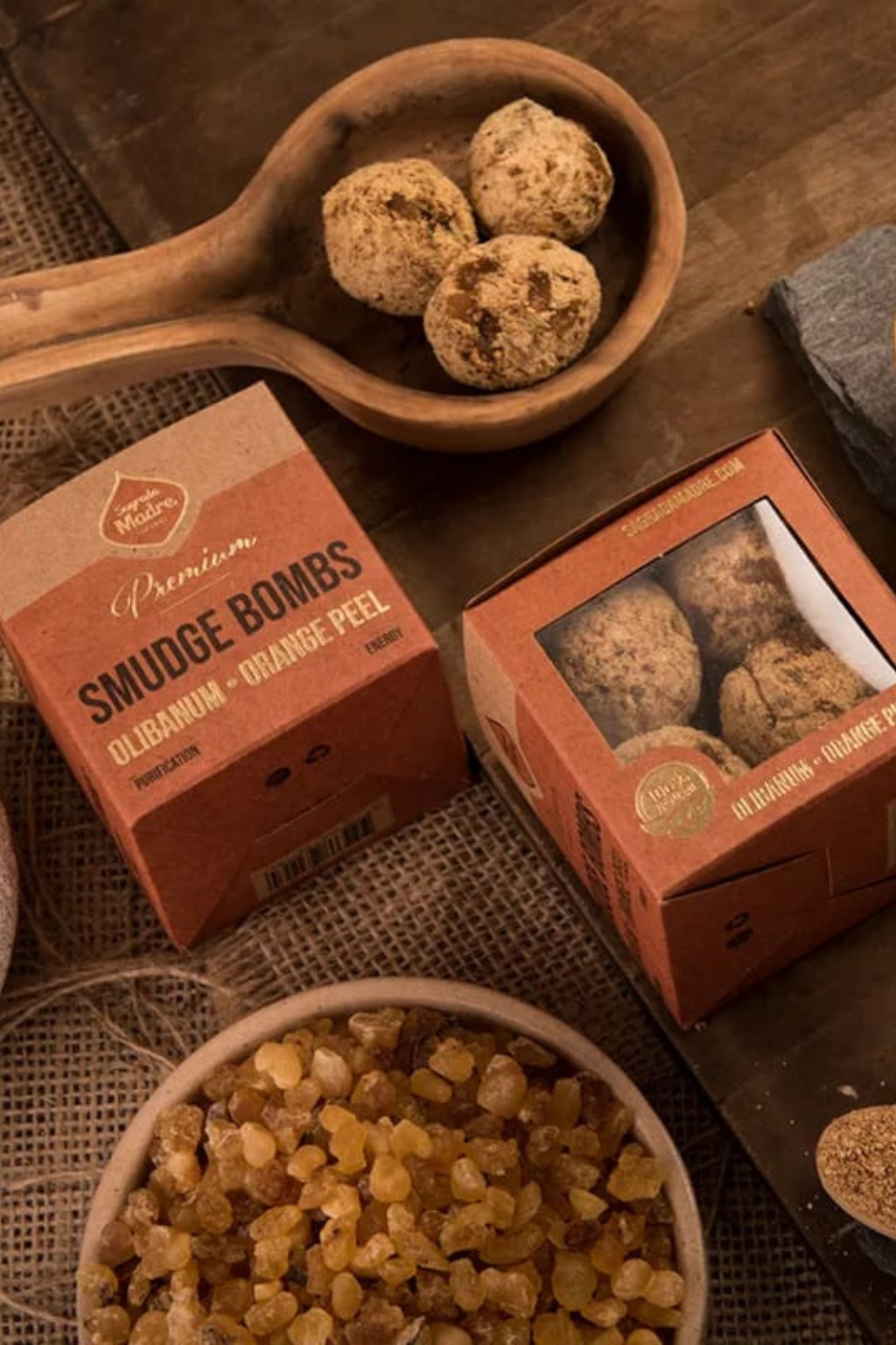 Vydymovacie bomby Sagrada Madre Olibanum a Orange