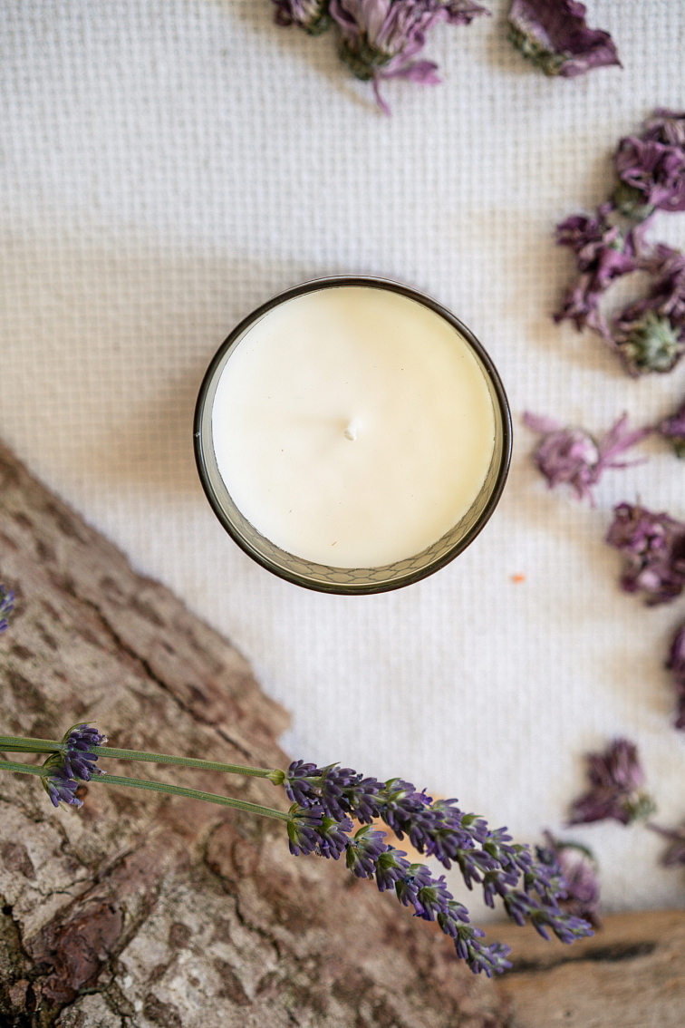 Ajurvédska Vonná Sviečka Levanduľa a Citrónová tráva