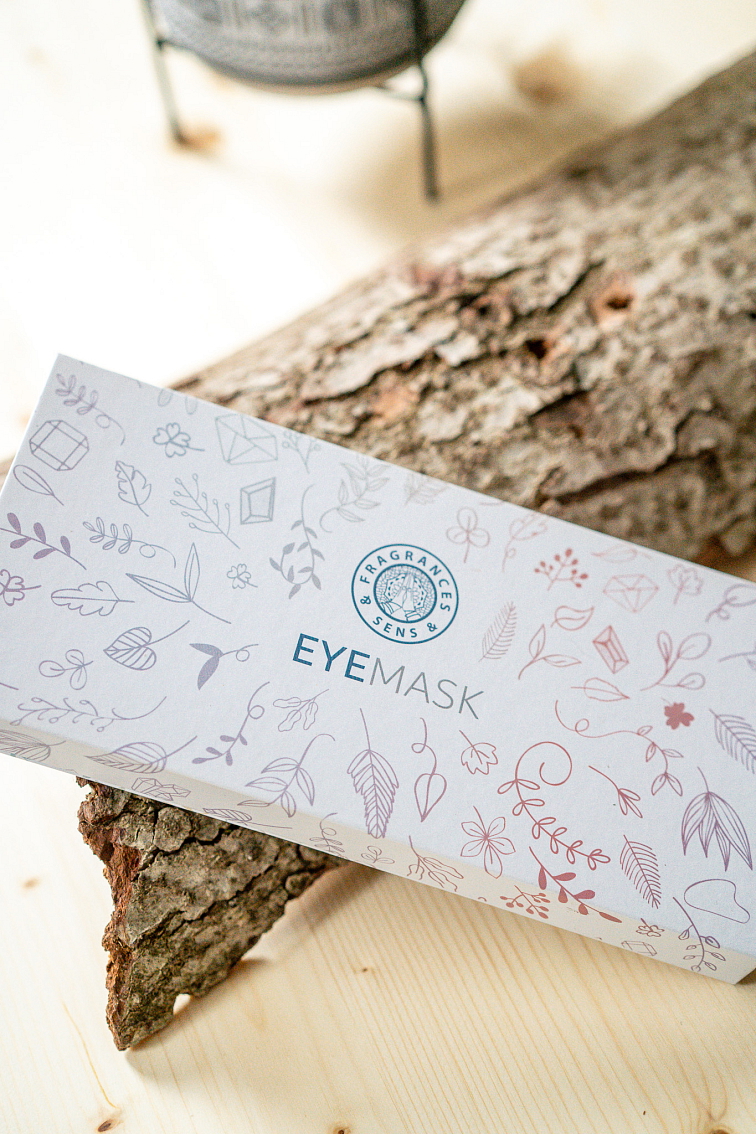 Brazílska ametystová maska na oči Ametyst