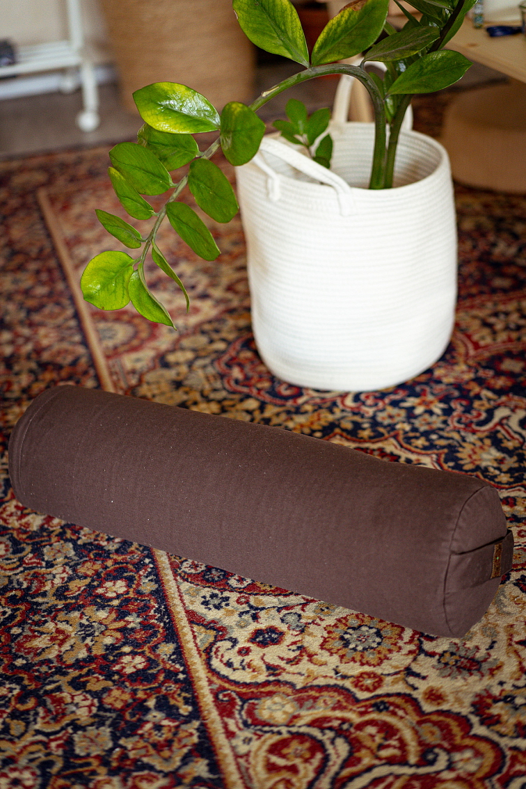 Bolster – okrúhly meditačný valec z bio bavlny