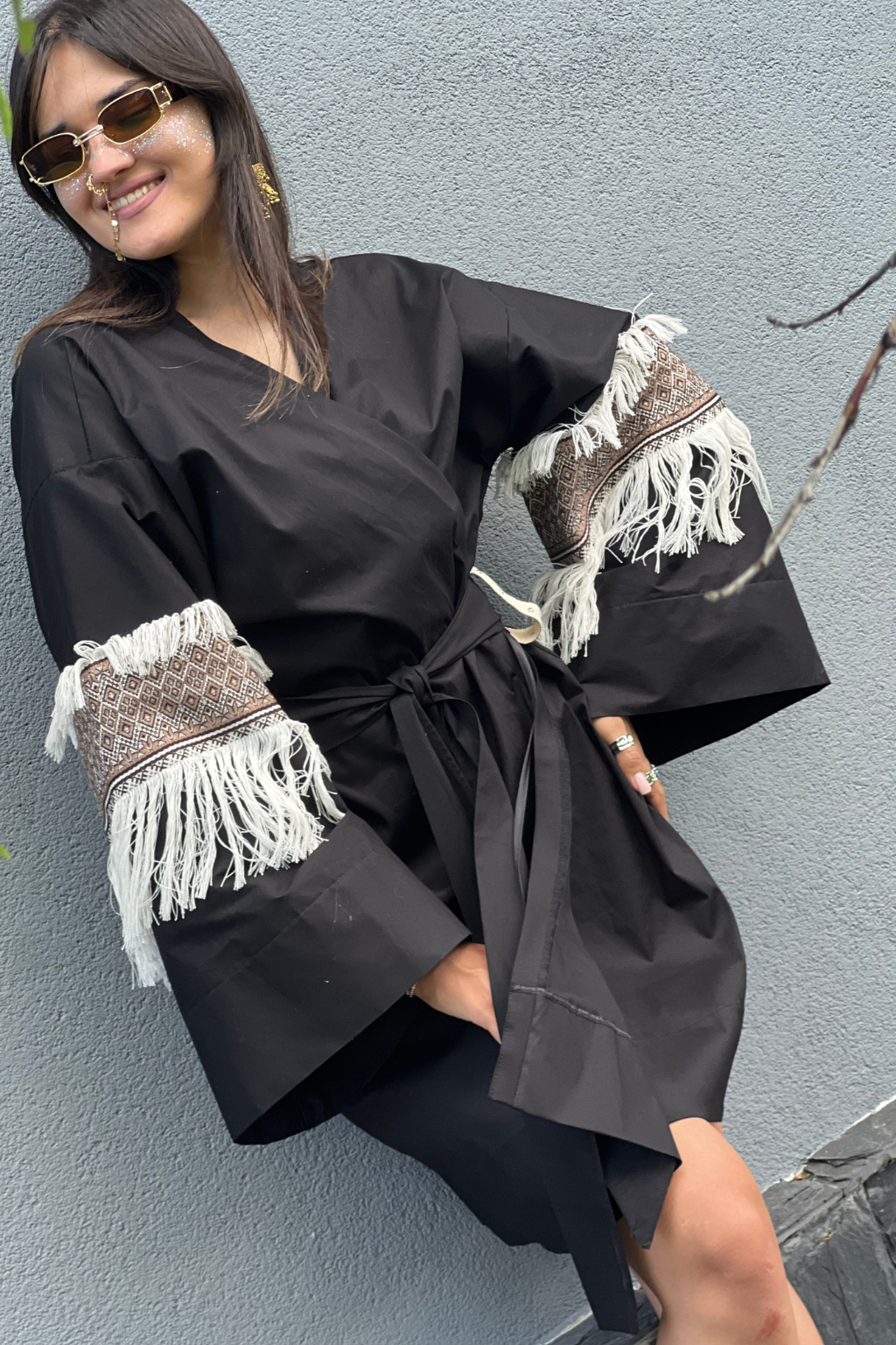Ceremoniálne kimono Obsidian Dream