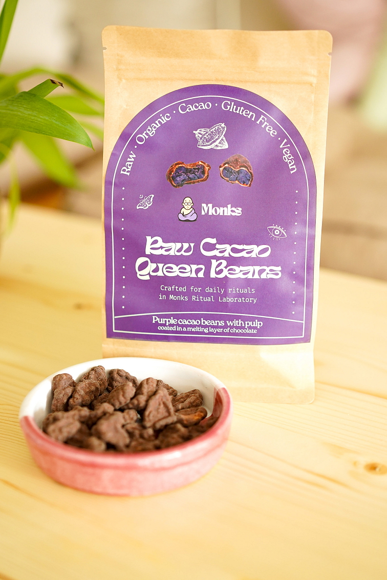 RAW COCOA QUEEN BEANS 200g