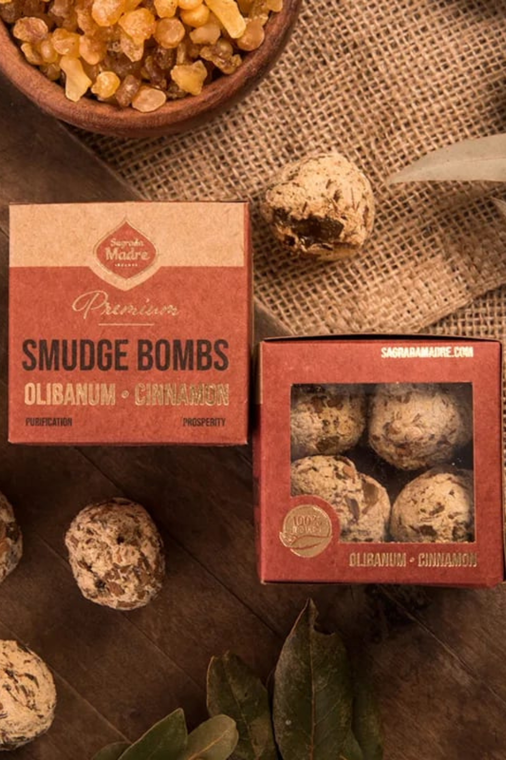 Vydymovacie bomby Sagrada Madre Olibanum & Cinnamon