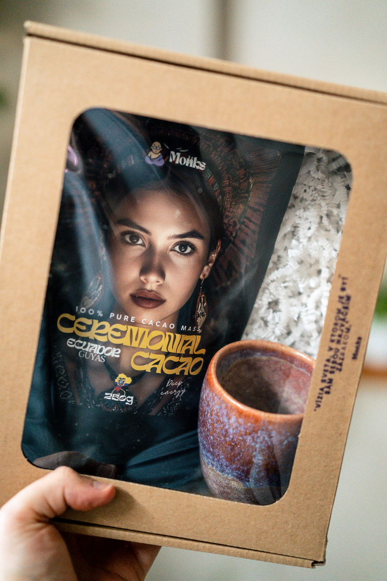 Rituálny set šálka Earth Keeper + ceremoniálne kakao