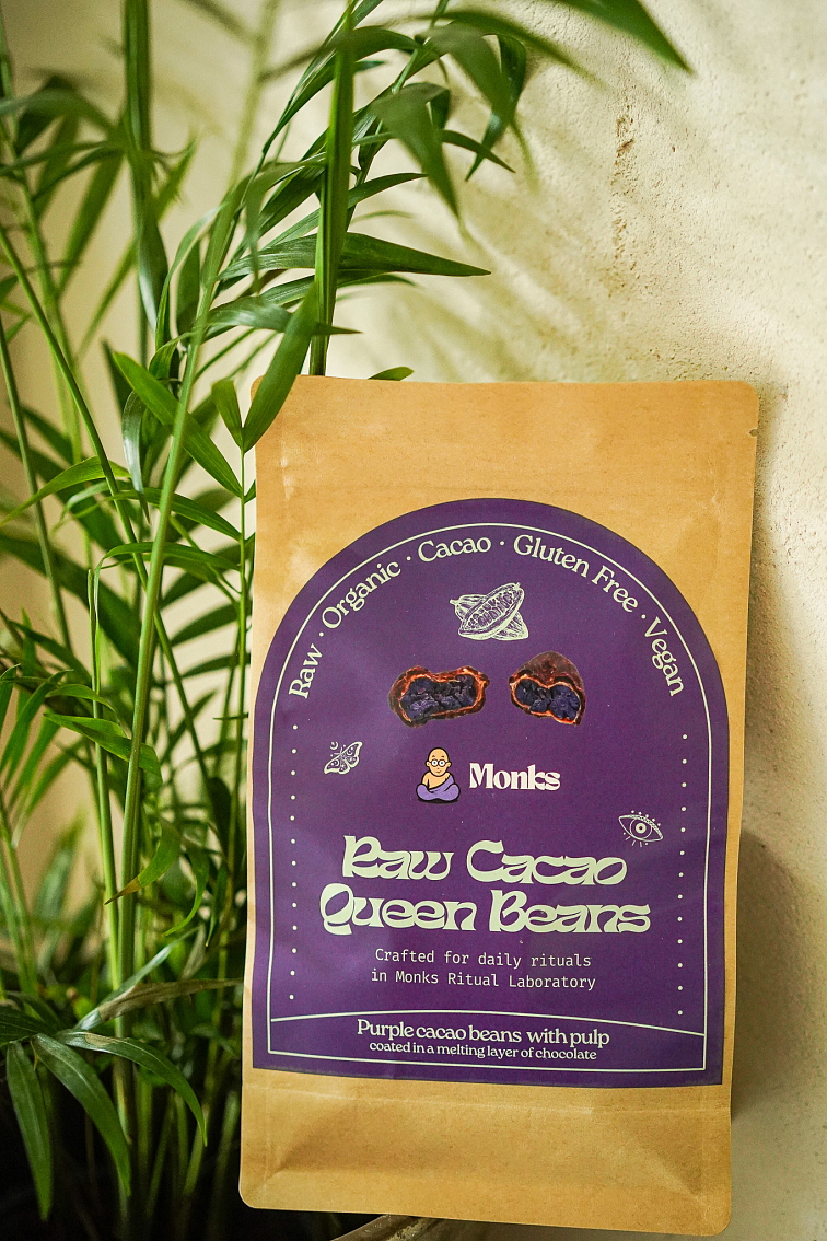 RAW COCOA QUEEN BEANS 200g