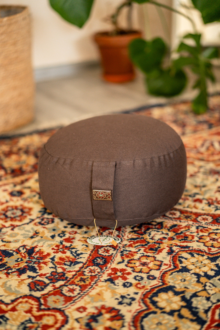 Meditačný vankúš Anthracite Organic