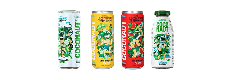 COCONAUT – Kokosová voda Ananás 320ml