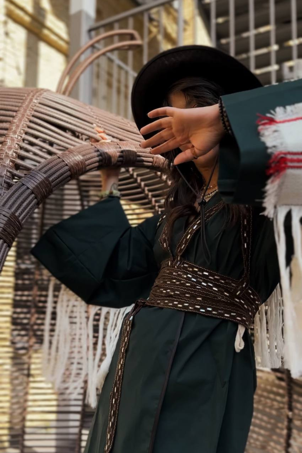 Ceremoniálne kimono Emerald Whisper