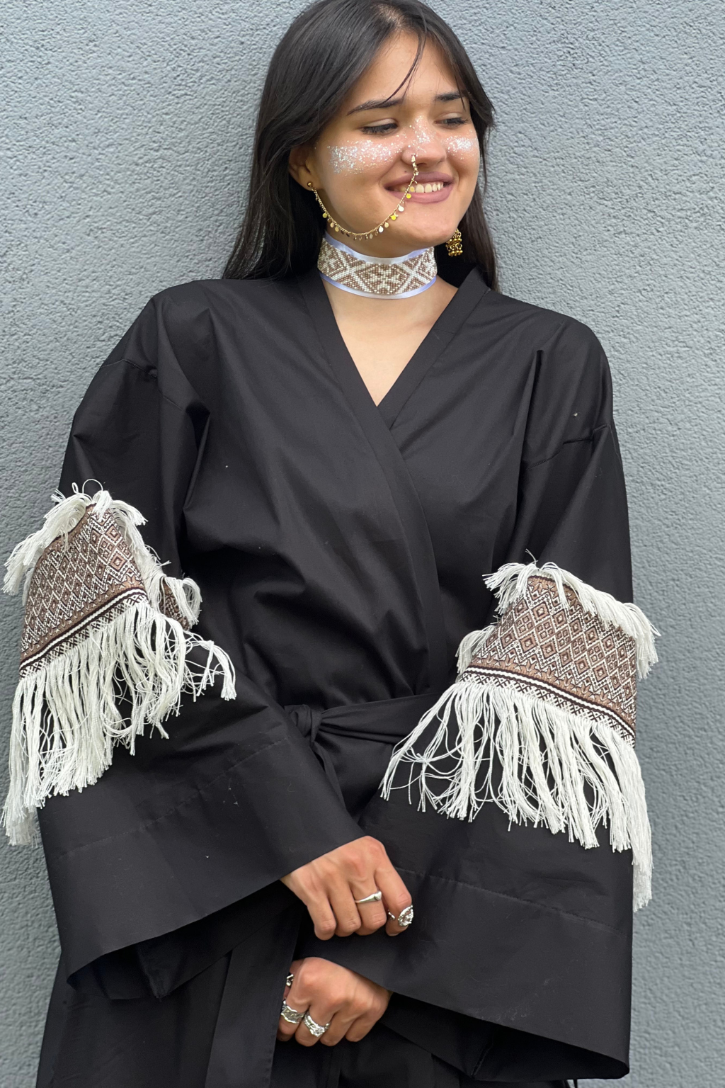 Ceremoniálne kimono Obsidian Dream