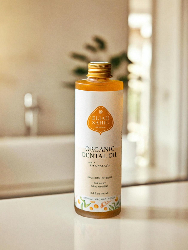 Kurkumový ajurvédsky olej na ústnu detoxikáciu Eliah Sahil 100ml