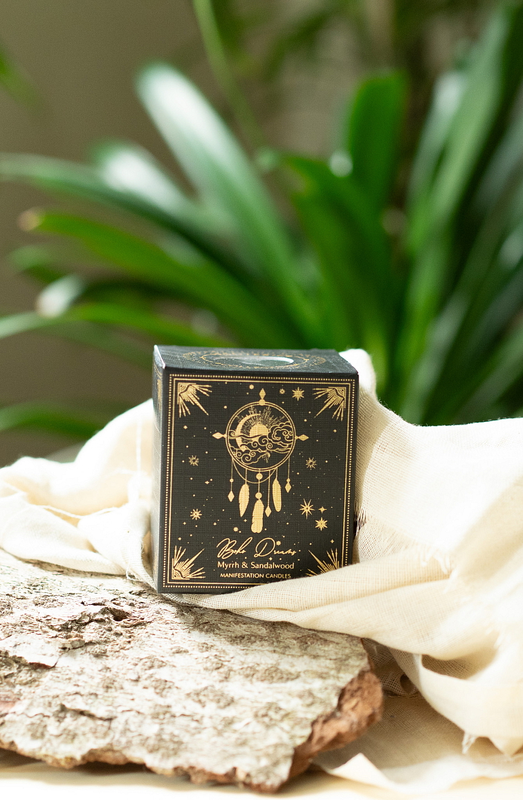 Manifestačná sviečka Boho Dreams 120g