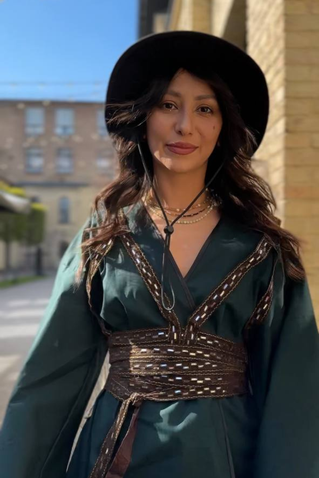 Ceremoniálne kimono Emerald Whisper