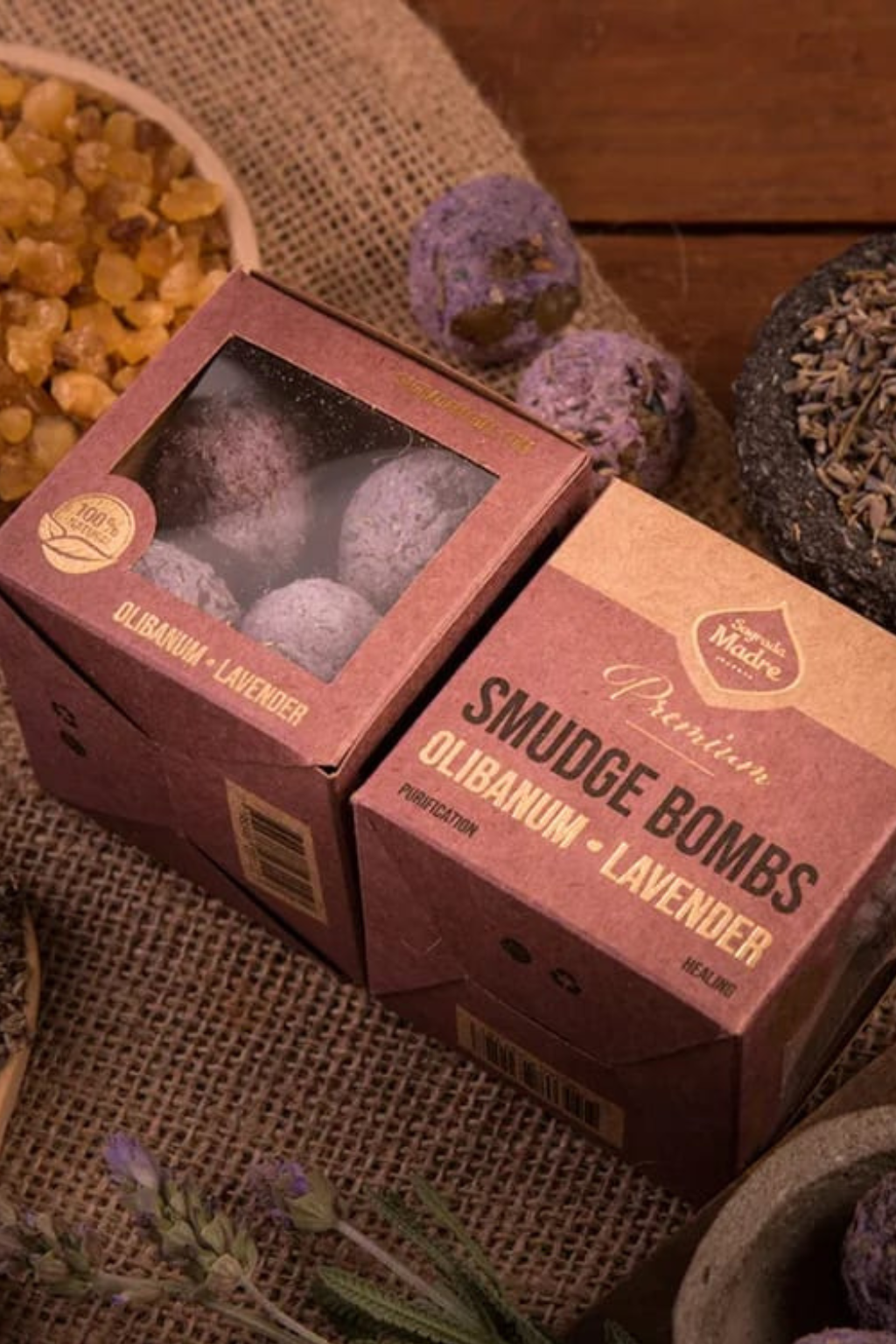 Vydymovacie bomby Sagrada Madre Olibanum & Lavender