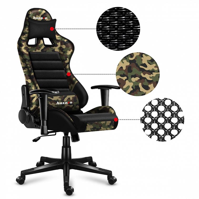 Herní židle HUZARO FORCE 6.0 MESH CAMO