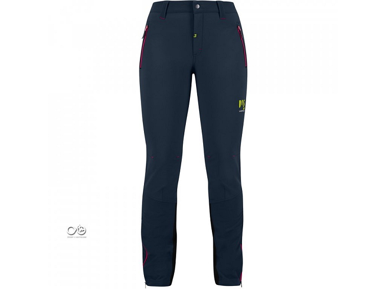 Karpos SAN MARTINO lyžiarske nohavice, dámske, vulcan/pink