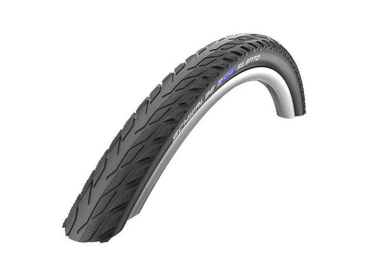 Schwalbe SILENTO 28" (700x40C) Active, Čierny reflex, gravel plášť, 620 g