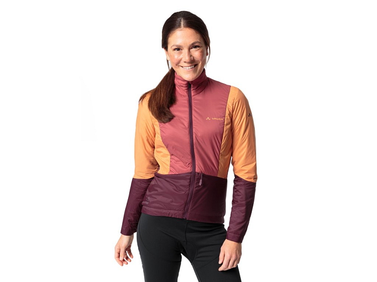 Vaude Kuro Insulation cyklistická bunda, dámska, bordovo-tehlová