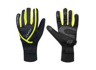 FORCE zimné rukavice ULTRA TECH, čierno-žlté