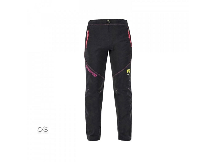 Karpos FANTASIA KID outdoorové nohavice, detské, čierne/ružové