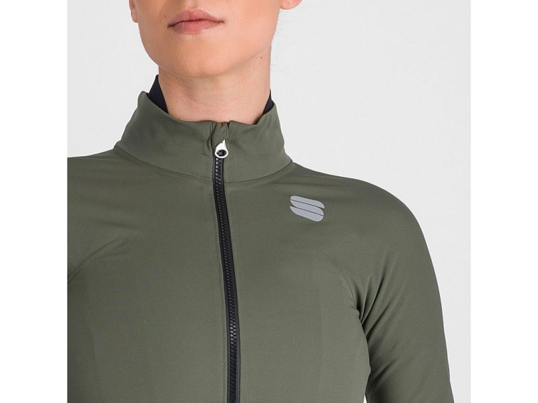 Sportful FIANDRE PRO cyklistická bunda, dámska, kaki