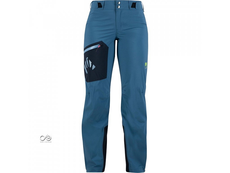 Karpos VALSESIA SHELL skialpinistické nohavice, dámske, bering sea/vulcan