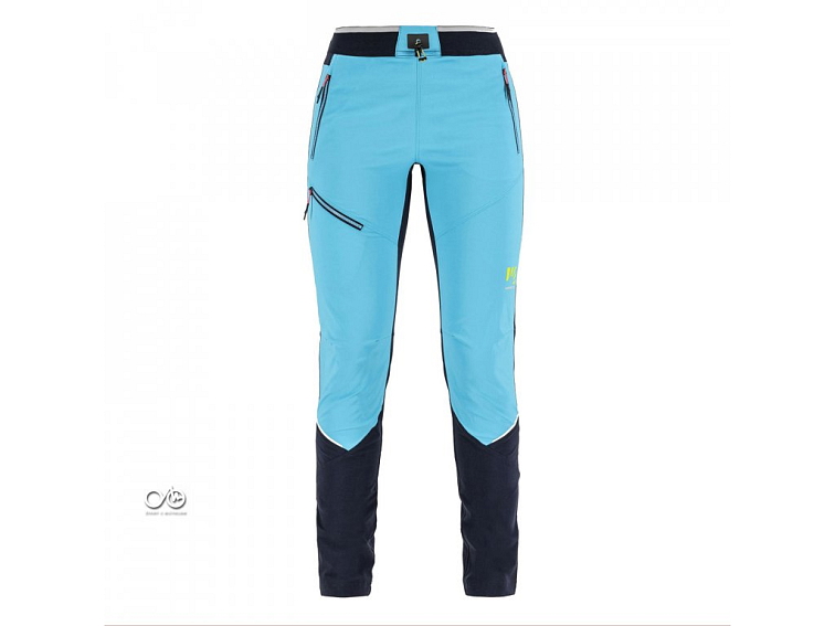 Karpos ROCK EVO outdoorové nohavice, dámske, tmavomodré/tyrkysové
