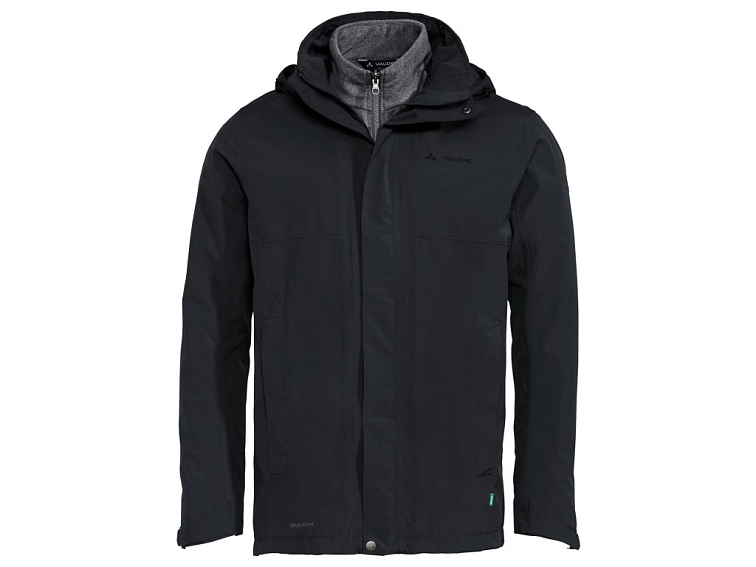 Vaude ROSEMOOR 3in1 turistická bunda, pánska, čierna