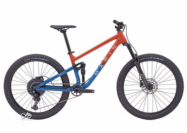 MARIN Rift Zone 1 29" bicykel, oranžová/modrá/strieborná