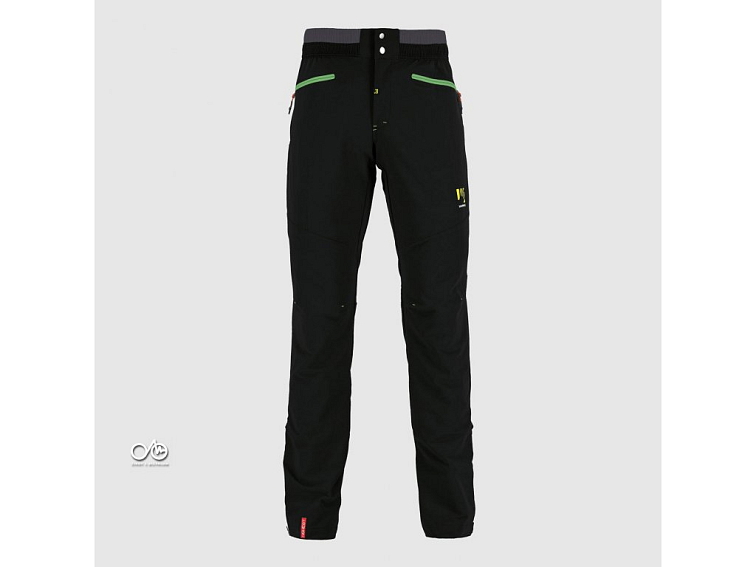 Karpos K-PERFORMANCE ROCK CLIMBING lezecké nohavice, pánske, čierne/zelené