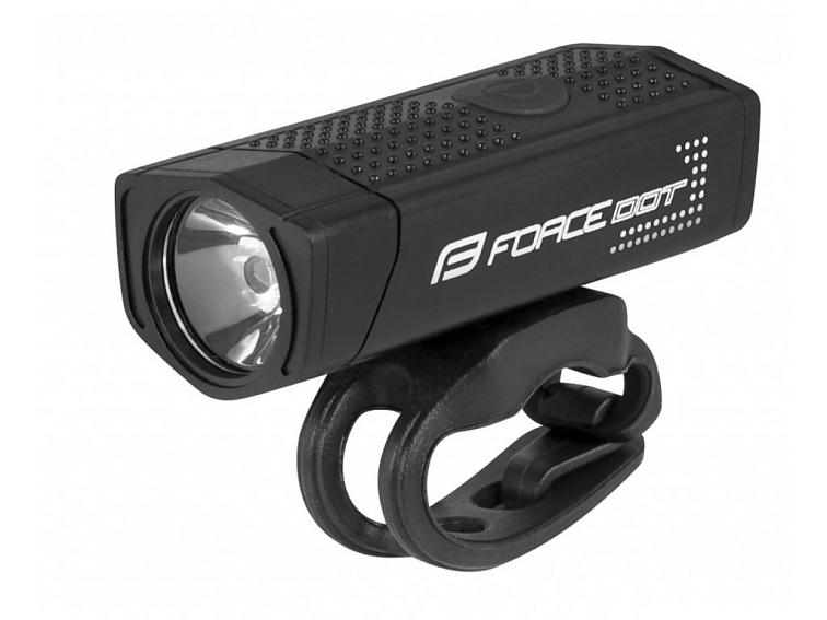 FORCE DOT 300LM svetlo na bicykel USB, čierne
