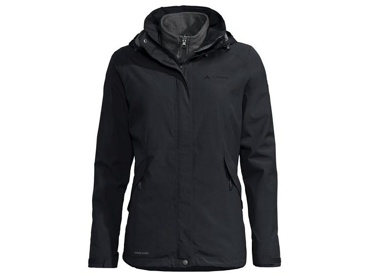Vaude ROSEMOOR 3in1 trekingová bunda, dámska, čierna