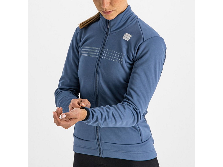 Sportful TEMPO cyklistická bunda, dámska, modrá