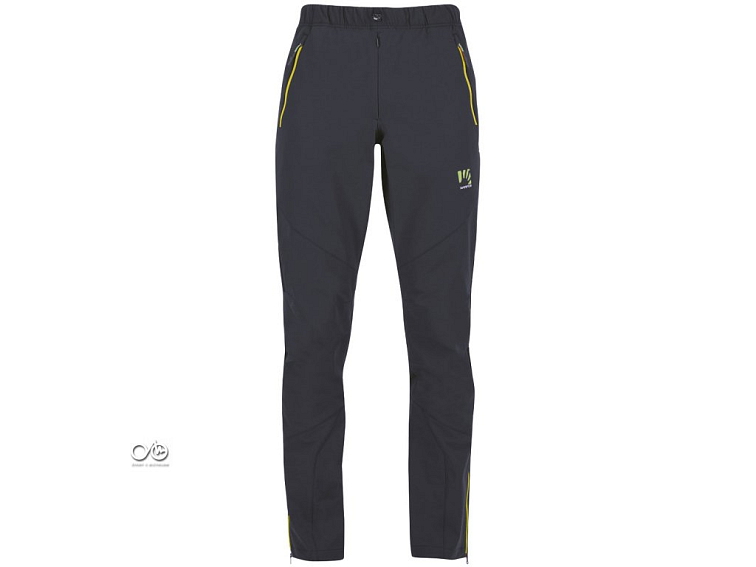 Karpos CEVEDALE EVO skialpové nohavice, pánske, čierne/limetkové