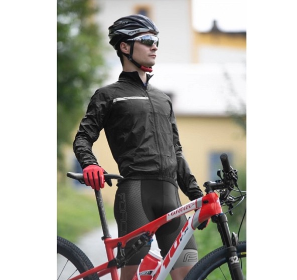 FORCE bunda WINDPRO neprefúkavá, čierna