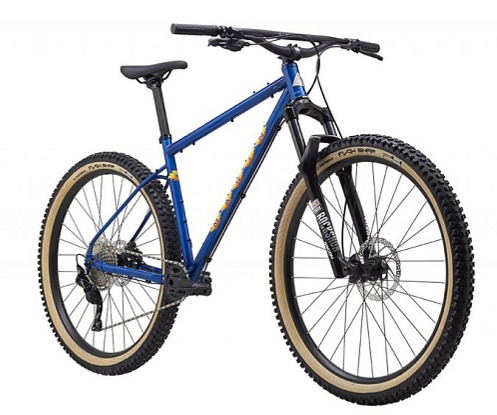 MARIN Pine Mountain 1 bicykel, modrá/žltá/oranžová