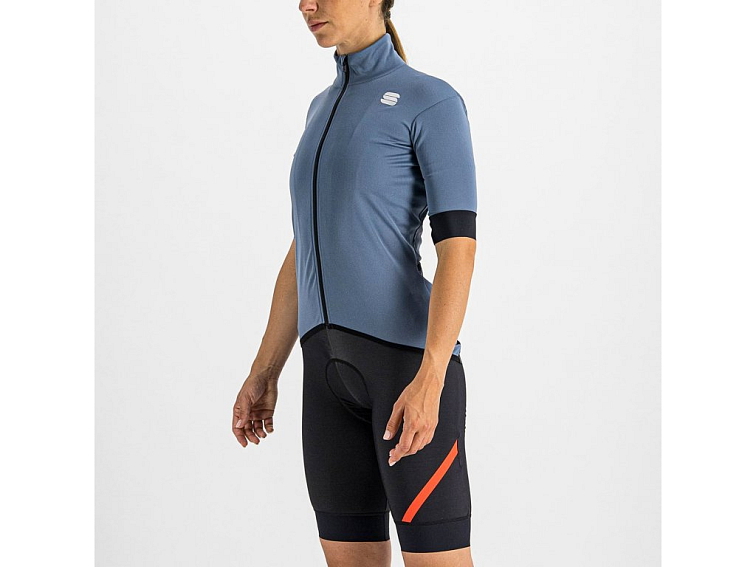 Sportful Fiandre Light NoRain bunda s kr. rukávom, dámska, tmavomodrá